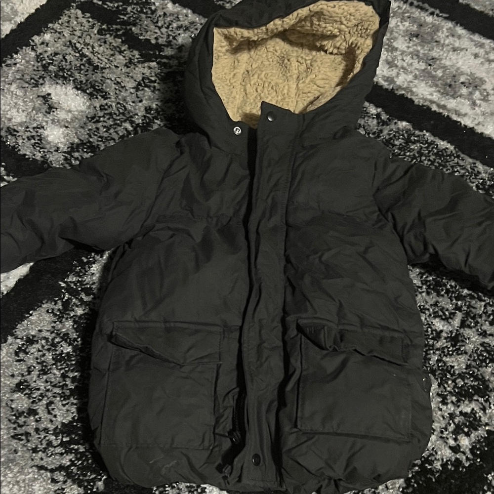 Old Navy Black Puffer Jacket for Kids